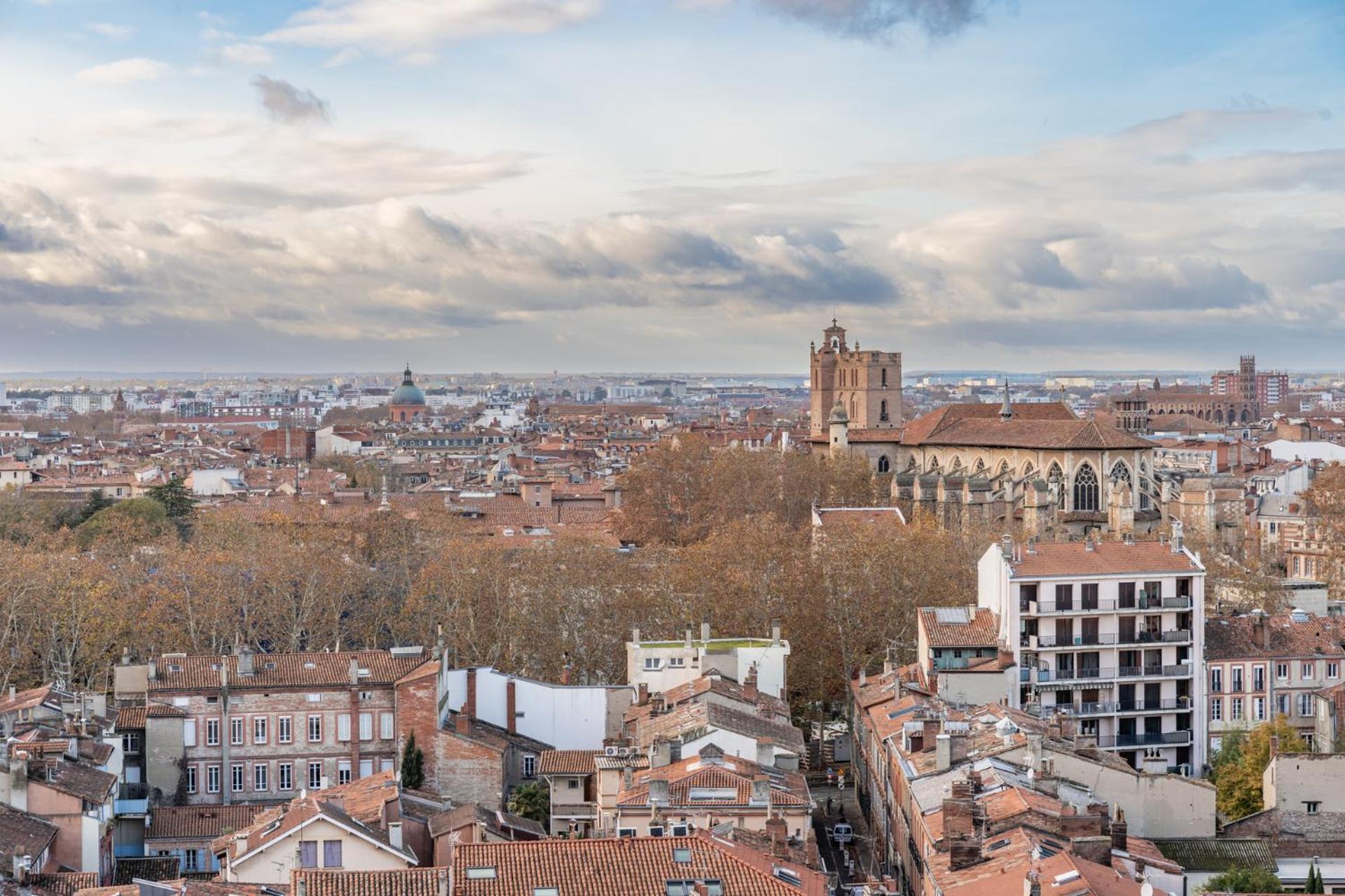 Le Panoramique - Clim, Balcon, Superbe Vue, Wifi Lägenhet Toulouse Exteriör bild